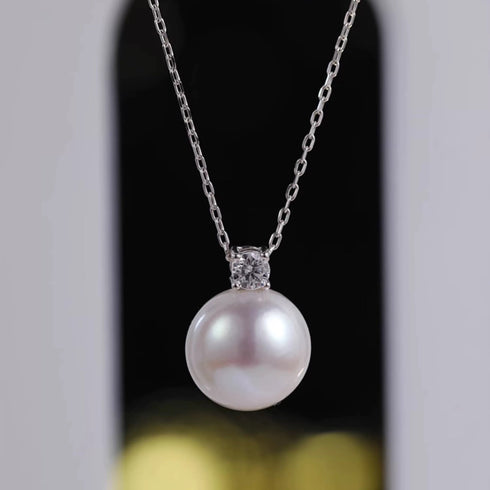Timeless Kate Zirconia Pearl Pendant Necklace - Perfect Daily Wear